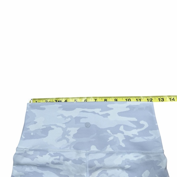 Lululemon Wunder Under Tight 25" Incognito Camo Jacquard Alpine White Camo Sz 6 - Picture 11 of 12